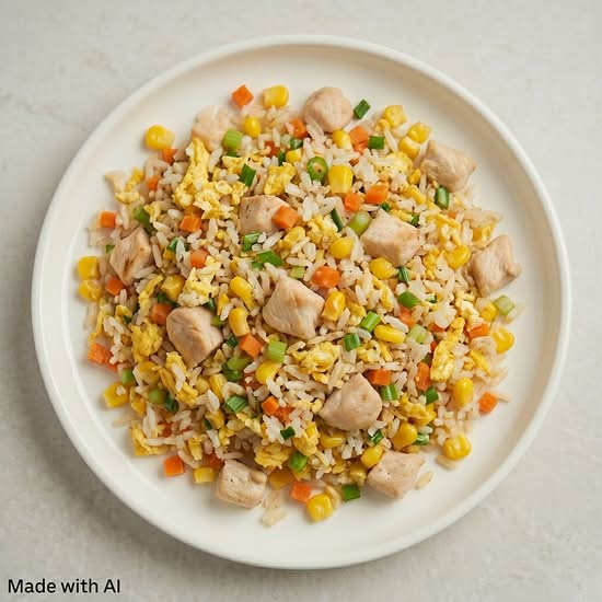 Chicken Fried Rice (雞丁炒飯)
